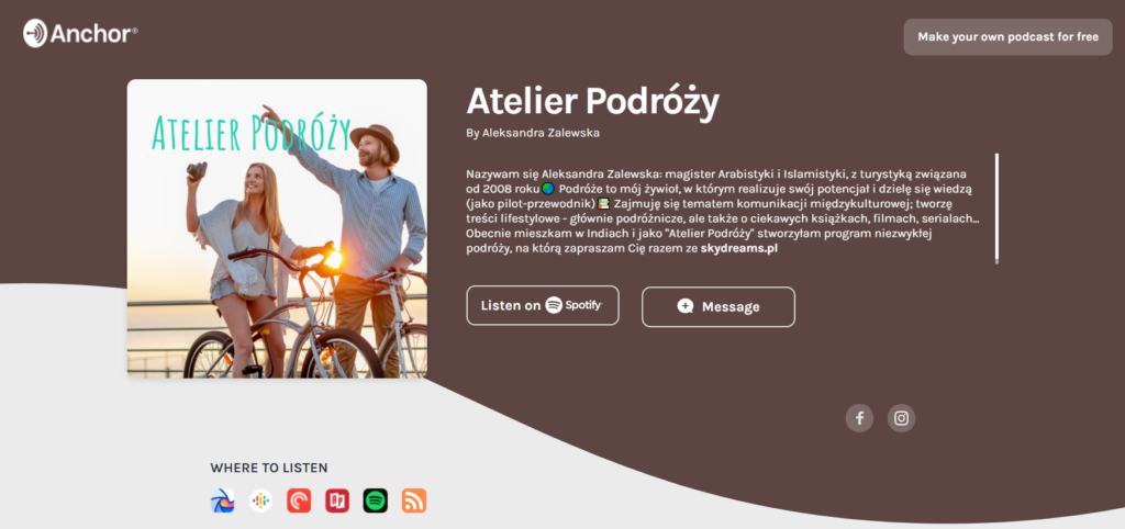 Podcast Atelier Podróży